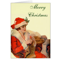 Knitting for Christmas Greeting Cards