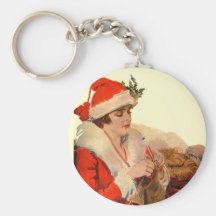 Knitting for Christmas Keychains