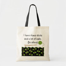 Knitting Humour Bag