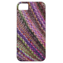 Knitting in Sunset Colours iPhone 5 Cover