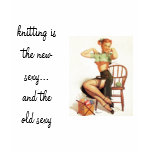knitting is the new sexy t-shirts