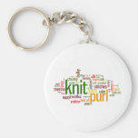 Knitting Lexicon - words for knitters!  Knit On! Key Chains