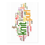 Knitting Lexicon - words for knitters!  Knit On! Post Cards