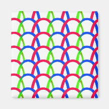 Knitting Pattern Refrigerator Magnet