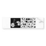 Knitting Survive bumper stickers
