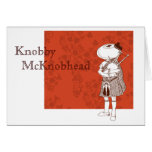 Knobby  McKnobhead Greeting Cards