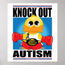 Knock Out Autism Posters
