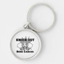 Knock Out Bone Cancer Keychains
