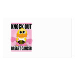Knock Out Breast Cancer business cards