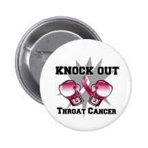 Knock Out Throat Cancer Pin