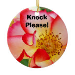 Knock Please! door ornament hanger Rose Flower