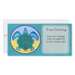 Knot Turtle Custom Card photo cards