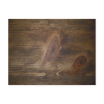 Knotty Notes Brown Rustic Wood Stationery