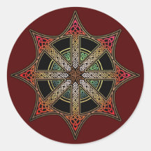 Knotwork Sign of Chaos Stickers