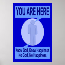 Know God, Know Happiness Poster