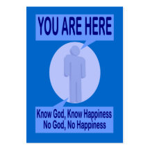 Know God, Know Happiness Tract Cards / Business Card Templates