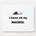 Know my macros mousepads