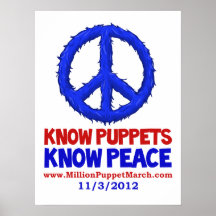 Know Puppets, Know Peace Posters