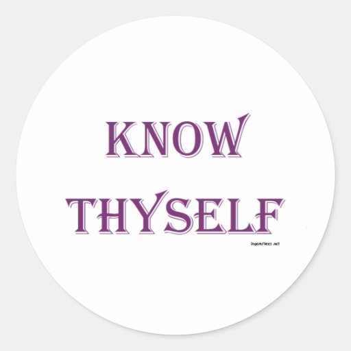 Know Thyself Sticker