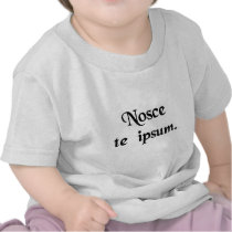 Know thyself. tee shirt