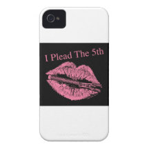 Know your rights! Plead the 5th with Sassy I phone Case-Mate iPhone 4 Cases