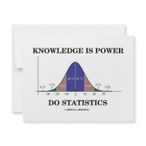Knowledge Is Power Do Statistics (Stats Humour)