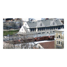 Knoxville Tennessee Train Station Custom Photo Card