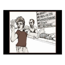 knuckle sandwich post cards