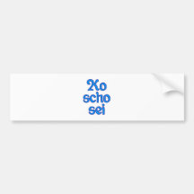 Ko scho sei Kann schon sein bayrisch Bayern Autoaufkleber