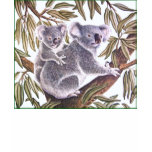 Koala and baby in Eucalyptus Tree t-shirts