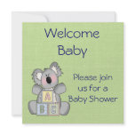 Koala Baby Shower Invitation