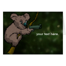 Koala Bear Sniper Card