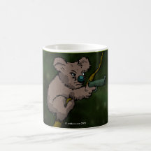 Koala Bear Sniper Coffee Mugs