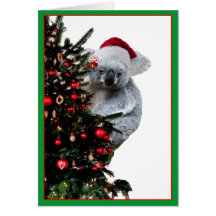 Koala Christmas Card
