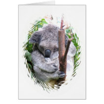 Koala Cuddle Greeting Card