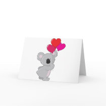 Koala Heart Balloons