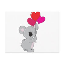 Koala Heart Balloons