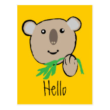 koala, Hello Post Cards