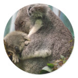 Koala Mum and New Baby stickers