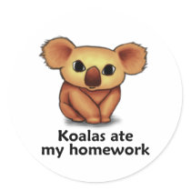 Koalas ate my Homework