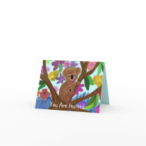 Koalas Invitation Card