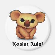 Koalas Rule! Magnet