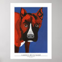 Kobe the Red Boxer posters