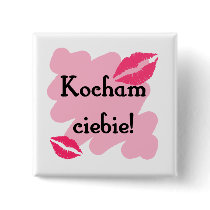 Kocham ciebie - Polish I love you Pin