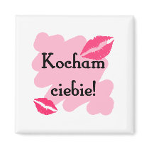Kocham ciebie - Polish I love you Refrigerator Magnets