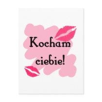 Kocham ciebie - Polish I love you Postcards
