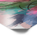Kodak Paper Print, Pink Flower Painting Photo Print