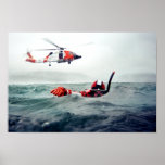 Kodiak Rescue Swimmer - Coast Guard Print