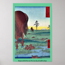 Kogane field Shimosa Province by Ando,Hiroshige Posters