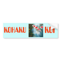 Kohaku Koi Bumper Stickers
